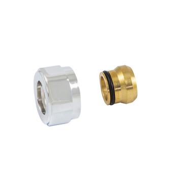 Schlosser złączka zaciskowa do rury z miedzi GW M22x1,5-15x1 chrom 602500004