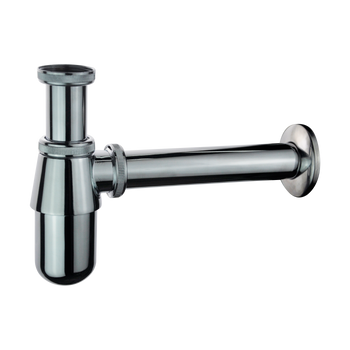 Instadrain syfon do umywalki butelkowy bez spustu metalowy, chrom 708