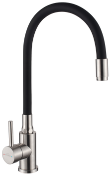 Invena bateria kuchenna Silva, inox/czarny BZ-86-043-L