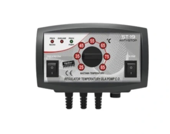 Tech sterownik ST-19 do pompy CO, antystop, czarny ST19BK