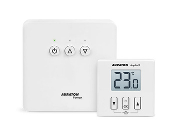 Auraton dobowy, bezprzewodowy regulator temperatury ze sterownikiem urządzenia grzewczego Aquila SET AUR00AQL0SE00