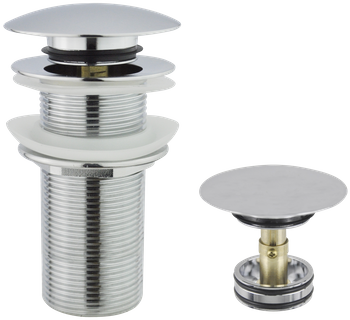 Instadrain spust umywalkowy klik-klak bez otworu przelewowego, chrom 2277