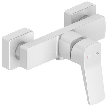 KFA bateria natryskowa ścienna Malaga, biały 4526-010-44