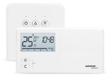 Auraton tygodniowy, bezprzewodowy regulator temperatury ze sterownikiem urządzenia grzewczego Tucana SET AUR00TUC0SE00