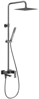 KFA deszczownia z baterią natryskową i składaną wylewką Logon, gun metal grey PVD 5136-925-61