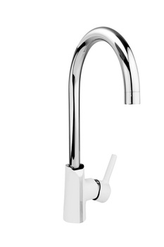 KFA bateria zlewozmywakowa stojąca Angelit, biały-chrom 6713-915-40