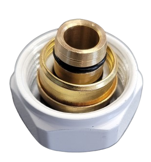 Vario Term złączka zaciskowa PEX 3/4"x16x2 biała ZZ16X206