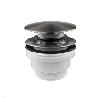 KFA spust umywalkowy uniwersalny typu klik-klak, gun metal grey PVD 660-310-61