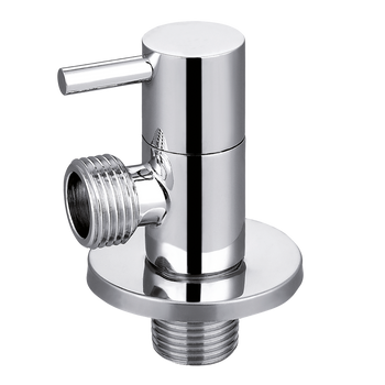 Invena zawór kątowy z głowicą ceramiczną 1/2"x1/2", chrom ZW-43-015