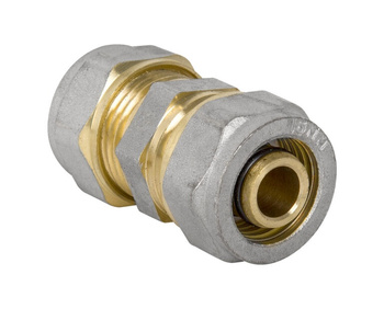 Diamond łącznik redukcyjny ZŁ-PODWÓJNY, PEX-AL-PEX, mosiądz 16x16 FTN-003.16X16.ZŁ-2