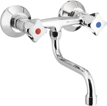 KFA bateria STANDARD zlewozmywakowa ścienna S 160 uchwyt czworokątny 300-410-00