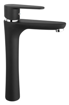 Ferro bateria umywalkowa stojąca nablatowa ALGEO BLACK  BAG2LBL