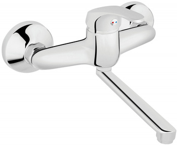 Ferro bateria umywalkowa ścienna BASIC, chrom BBC3