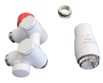 Vario Term zestaw termostatyczny Integra DUO lewy biały błyszczący IDGS0206CFK/L