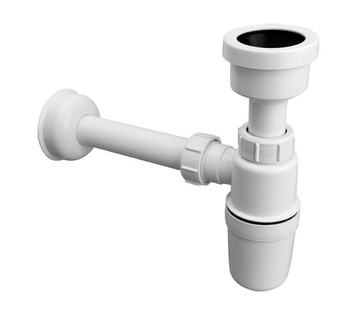 McAlpine syfon pisuarowy prosty 2" x 32mm, z uszczelką wargową HC2P