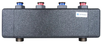 Afriso rozdzielacz ze sprzęgłem hydraulicznym KSV 125-2, do 70 kW, dla 2 obiegów 77314