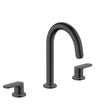 Hansgrohe Vernis Blend bateria umywalkowa 3-otworowa EcoSmart czarny mat 71553670