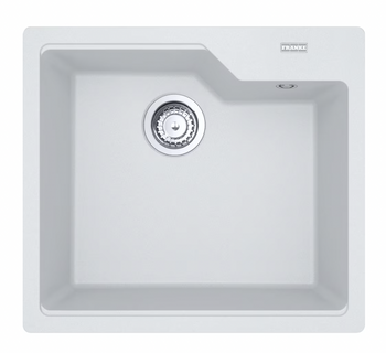 Franke zlewozmywak jednokomorowy wbudowywany Fragranite Urban UBG 610-50, biały polarny 114.0687.258