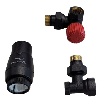 Vario Term zestaw termostatyczny MASTER lewy czarny strukturalny EMAGS0214CFK/L