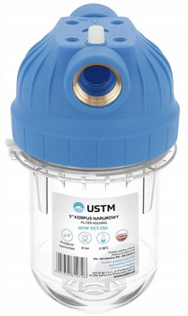 USTM korpus filtra 5" EMI podwójny oring 3/4" WFW34/5-EMI