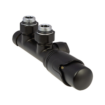 Perfexim zestaw termostatyczny kątowy czarny matowy 20-036-0000-003