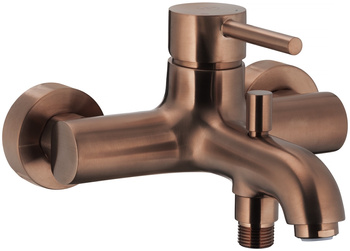 KFA bateria wannowa ścienna Moza, miedź szczotkowana PVD 5034-010-34