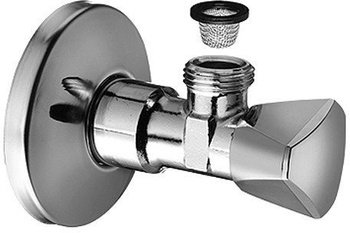 Schell zawór kątowy 1/2" x 3/8" SANLAND z filterm siatkowym 970580000