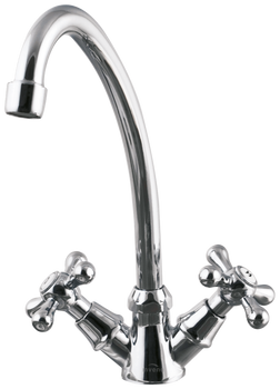 Invena bateria umywalkowo-kuchenna Roma, chrom BU-21-00S-L