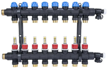 Afriso rozdzielacz ProCalida EF1 K 8 obiegów grzewczych, G1", 0,2÷1,6 l/min 81268
