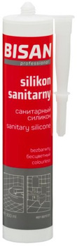 Bisan silikon sanitarny 300ml, bezbarwny B870721