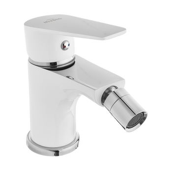 Invena bateria bidetowa Dokos biały/chrom BB-19-002-V