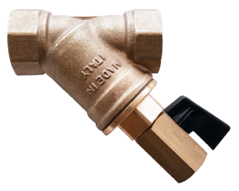 Samee POWERMAG DRAIN filtr skośny Y z wbudowanym magnesem i zaworem spustowym 1" R1020S06