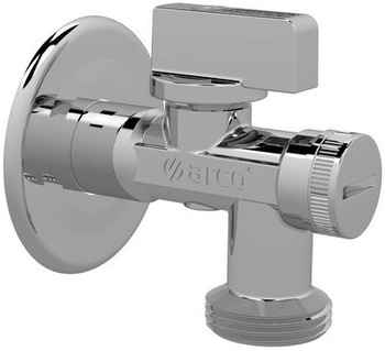 Arco zawór kątowy z filtrem antykamiennym 1/2"x3/4" 02408MAC