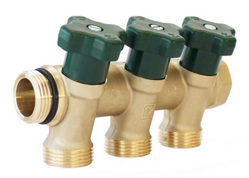 Herz rozdzielacz T-Less do wody użytkowej 3 sekcje 2853003