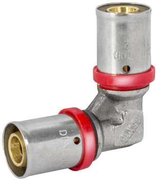 Diamond kolano zaprasowywane podwójne PEX-AL-PEX z mosiądzu 20x20 FZZ-006.20X20.KOL-2