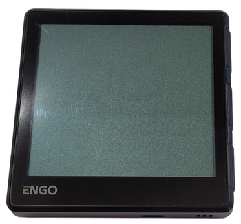 WYPRZEDAŻ: Engo natynkowy, alumulatorowy, internetowy regulator temperatury ZigBee, czarny EONEBATB