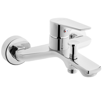 Invena bateria wannowa Dokos, chrom BW-19-001-V