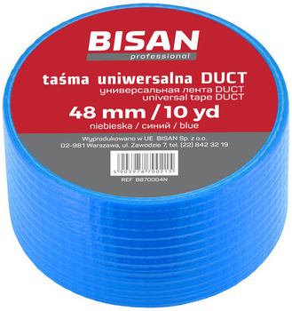 Bisan taśma uniwersalna DUCT 48mm/10yd, niebieska B870004N