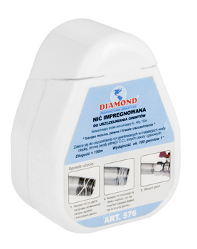 Diamond nić impregnowana do uszczelniania gwintów 150 m ART.576