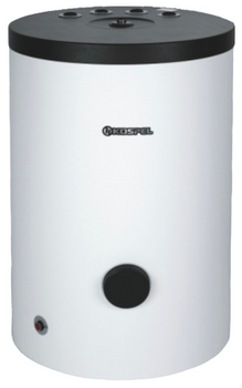 Kospel zbiornik buforowy nieemaliowany w izolacji, króćce w górę SVK-100.1 SVK-100.1.PL