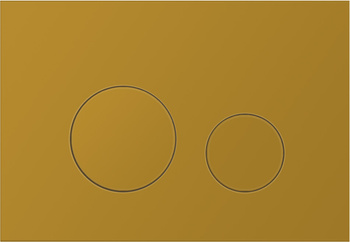 KK-POL przycisk spłukujący M11, złoty matowy 350/PPZ/038-00-00