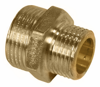 Diamond nypel redukcyjny Y, mosiądz 1/2"x1" K-280.NY-RE.25-15.Y.