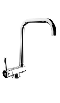 WYPRZEDAŻ: KFA bateria zlewozmywakowa THETA stojąca ze składanym wylotem 6523-915-00