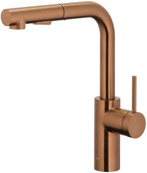 KFA bateria kuchenna z wyciąganą wylewką Duero Basic, miedź szczotkowana PVD 6623-110-34