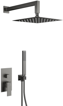 KFA zestaw natryskowy podtynkowy z baterią 3-funkcyjną Logon, gun metal grey PVD 5139-501-61