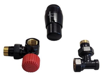 Vario Term zestaw termostatyczny MASTER lewy czarny mat EMAGS0224CFK/L