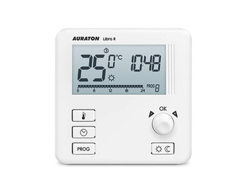 Auraton tygodniowy, bezprzewodowy regulator temperatury Libra R, biały AUR00LBR0R000