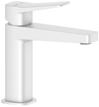KFA bateria umywalkowa ze spustem klik-klak Malaga, biały 4522-815-44