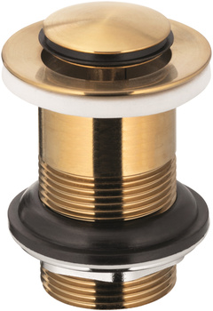 KFA mały spust klik-klak bez przelewu, złoty szczotkowany PVD 660-353-31