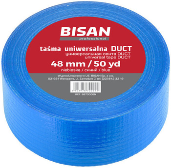 Bisan taśma uniwersalna DUCT 48mm/50yd, niebieska B870006N